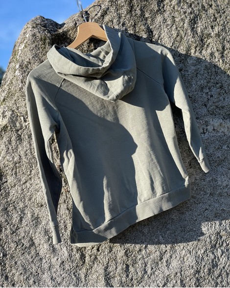 Mikina dětská Twinset khaki s potiskem